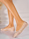 Women's Ballerina Shoes in Khaki Colour