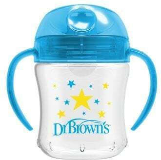 Dr. Brown's Εκπαιδευτικό Μπιμπερό Πλαστικό Καφέ 180ml