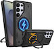 Idol 1991 Калъф Samsung S25 Ultra 5g S938 6.9" Armor TPU Hyper Magsafe Стойка Camera Guard Черен Idol 1991