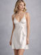 Milena by Paris Summer Bridal Women's Nightgown White 003468-White