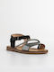 Sandale Tip Pantof Negre