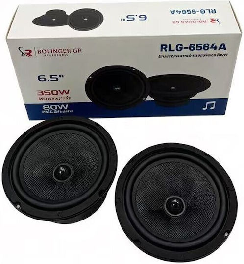 6564A Σετ Ηχεία Αυτοκινήτου 6.5" με 80W RMS (Woofer)