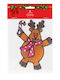 Weihnachtsaufkleber Fenster 12x15cm 4Stücke 0660021