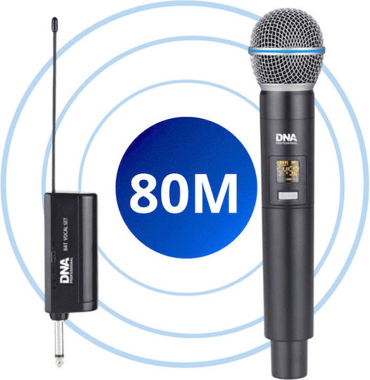 DNA BAT Vocal Microfon Dinamic De Mână Fără Fir Pentru Vocală