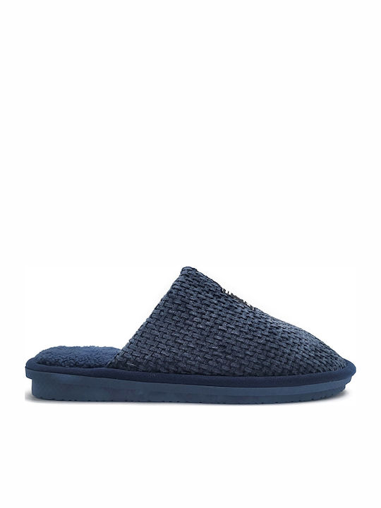 Herren Hausschuhe Blau