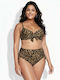 Set Bikini Animal Print Μαύρο
