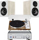 Teac 50959 Πικάπ με Ενσωματωμένα Ηχεία Καφέ