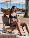 Topuri De Bikini Sutien Cu Burete Negru