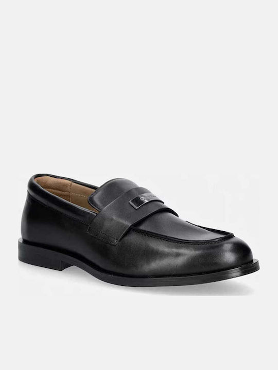 Calvin Klein Δερμάτινα Ανδρικά Μοκασίνια σε Μαύ...