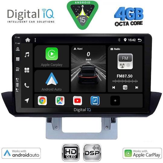 Digital IQ Ηχοσύστημα Αυτοκινήτου για Mazda BT-50 2012-2019 (Bluetooth/USB/WiFi/GPS/Apple-Carplay/Android-Auto) με Οθόνη Αφής 9"