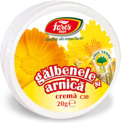 Fares Calendula And Arnica Cream C30 Κρέμα Σώματος 20gr