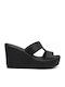 Sommer Damenplattformen Schwarze