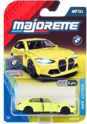 Modell Auto Bmw M3 G80 Gelb 1:64 Majorette