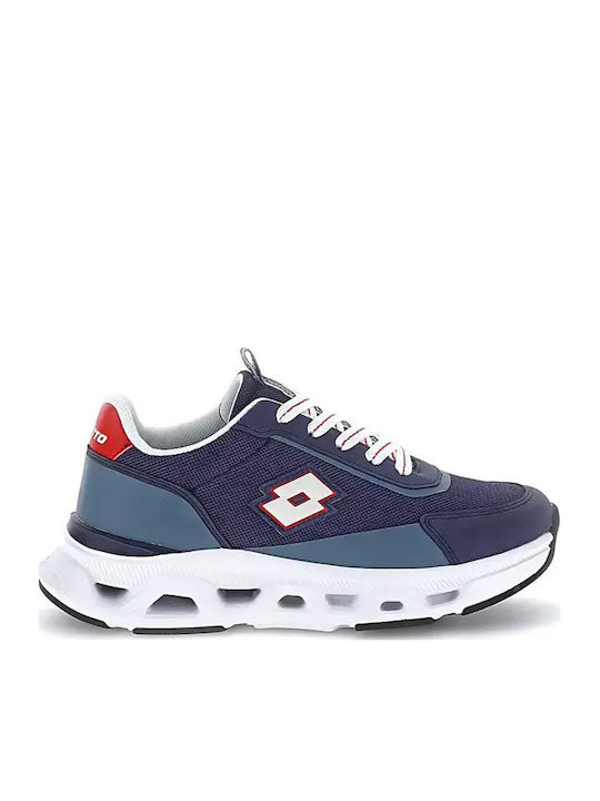Kids Sports Shoes Running with Hoop & Loop Closure Blue