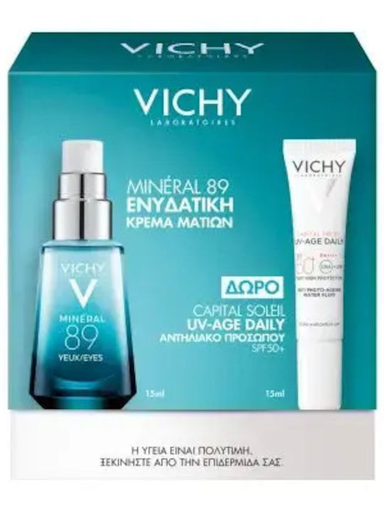 Vichy Mineral 89 Hautpflege-Set Für Feuchtigkeitsspendende Und Aufhellung