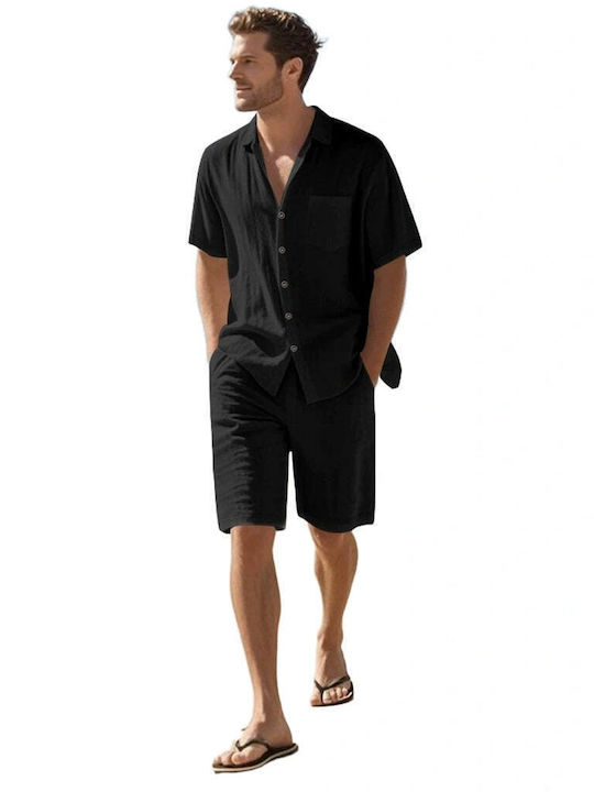 Herren Shorts Set Schwarz