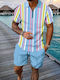 Herren Shorts Set Blau