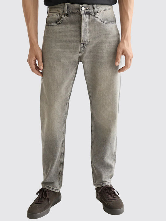 Core Dean Men's Jeans with Loose Tapered Fit Gray