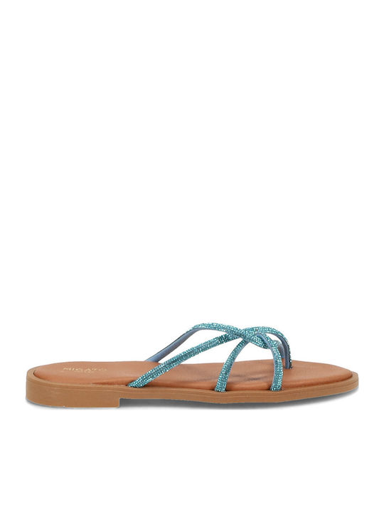 Migato Migato Damen Blau Flache Sandalen