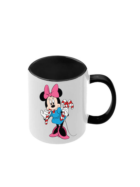Κούπα Mickey Mouse Μαύρη Λαβή Εσωτερικό