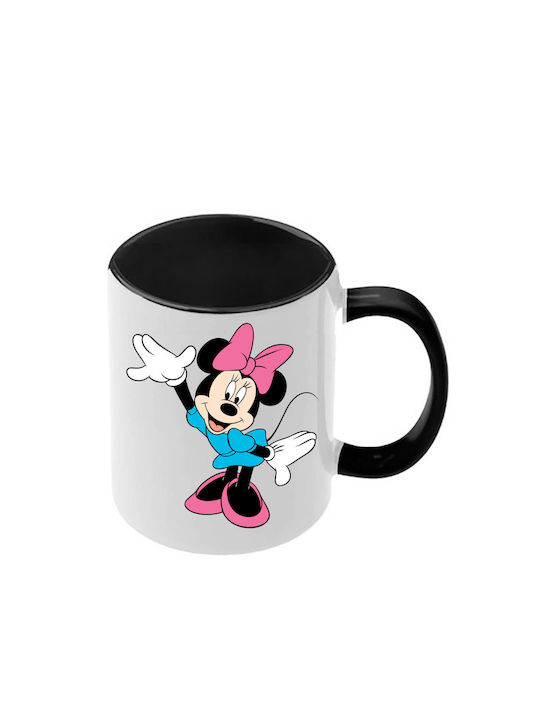 Κούπα Mickey Mouse Μαύρη Λαβή Εσωτερικό