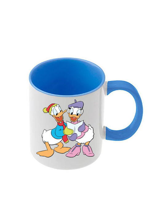 Κούπα Mickey Mouse Γαλάζια Λαβή Εσωτερικό