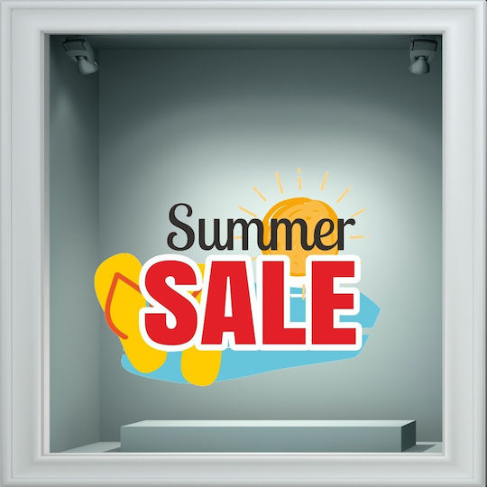 Αυτοκόλλητο Εκπτώσεων - Summer Sale 122 - 50cm X 38cm