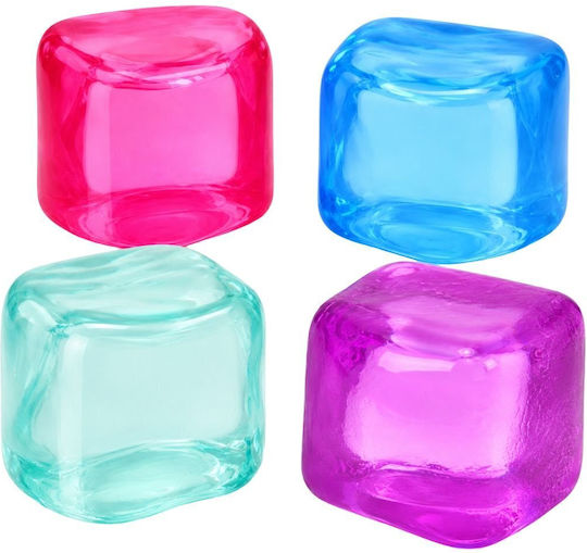 CUBE Squishy Κύβος Αφρώδες Πολύχρωμο (Διάφορα Σχέδια) 1τμχ