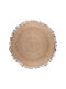 Βιοκαρπέτ Jute Rug Χαλί Στρογγυλό από Γιούτα Natural-brown Φ150cm