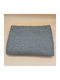 SpitiBazaar Ριχτάρι Πολυθρόνας Chenille 80x180εκ. Γκρι Μπεζ