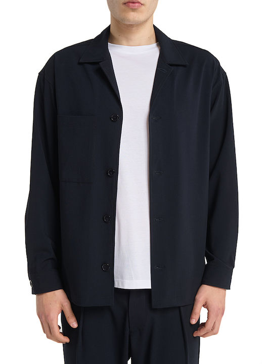 Royal Denim Overshirt Navy Μπλε Royal Denim Overshirt Navy Μπλε
