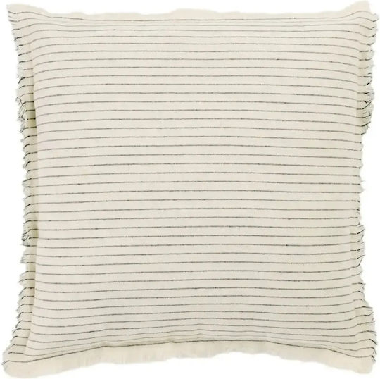 Das Home Възглавница За Диван 0303 От 100% Памук Сива 45x45см
