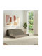 vidaXL Velvet Floor Pillow Light Gray 67x120cm