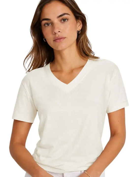 North Sails Γυναικείο T-shirt Floral White