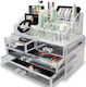 Kosmetikorganisator Mit 4 Schubladen Transparent 24x20x15cm