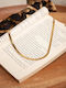 Rock Club Snake Design Necklace