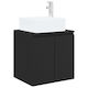 vidaXL Bathroom Vanity Unit Without Sink M53xD35xH63cm Black