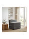 Vielseitiger Sitzsack Kanape Grau 200x70cm