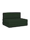 Armchair Bed Green 70x72x60cm