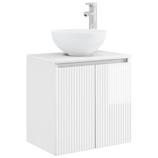 vidaXL Panglică Fără Lavoar M49.5xA41xÎ64.5cm Alb