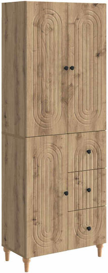 Bibliothek Braun 66x34.5x90cm