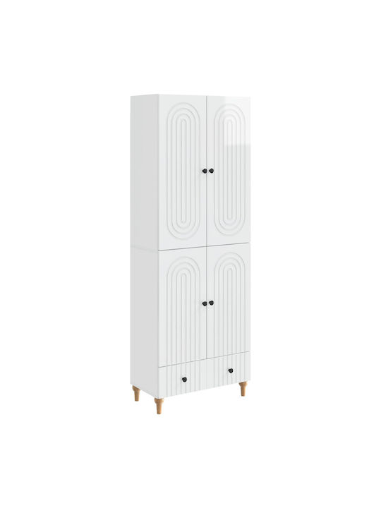White Bookcases (2 Pieces) 66x34.5x95cm