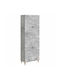 Gray Bookcases (2 Pieces) 66x34.5x95cm