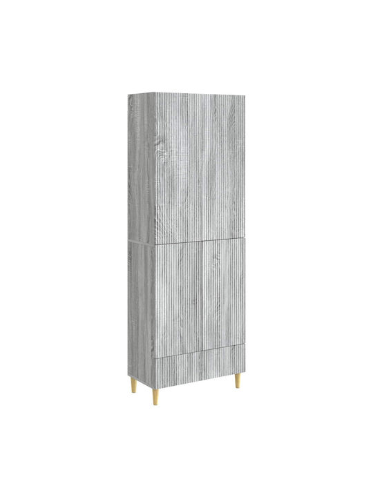 Gray Bookcases (2 Pieces) 66x34.5x95cm