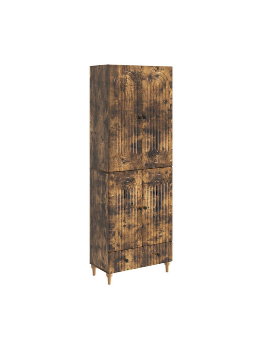 Brown Bookcases (2 Pieces) 66x34.5x95cm