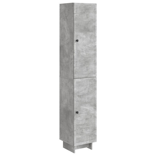 vidaXL Подова Колона За Баня 34.5x33x90см Сива