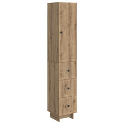 vidaXL Bathroom Column Cabinet Wall Hung M33xD3...