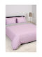 Biokarpet Bettbezug Home View Fliederton Lt Grau-Stücke Einzeln 165x245 cm