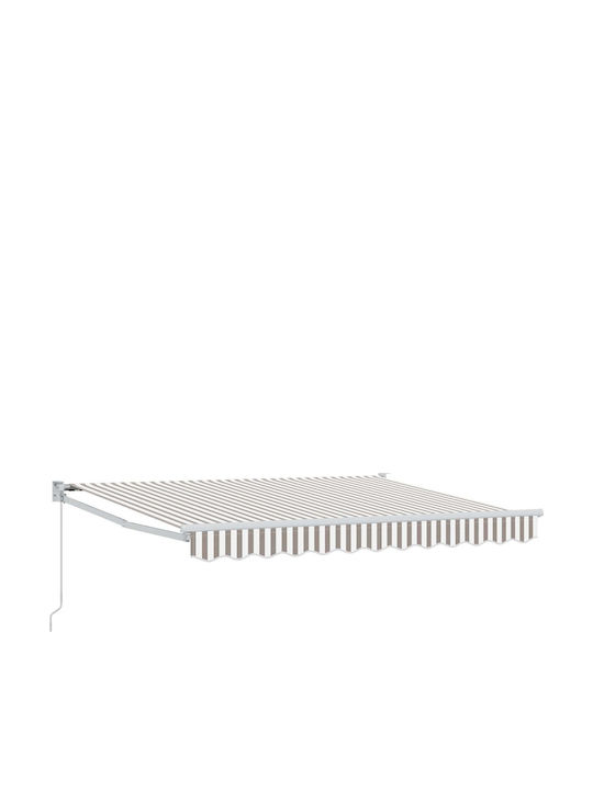 vidaXL Τέντα Βεράντας Γκρι 3.5x2m