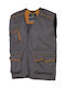 Delta Plus Herren Arbeitsweste Grau